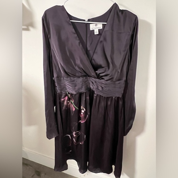 Altuzarra For Target Long Sleeve Purple Orchid Dress US 12 - Picture 4 of 8